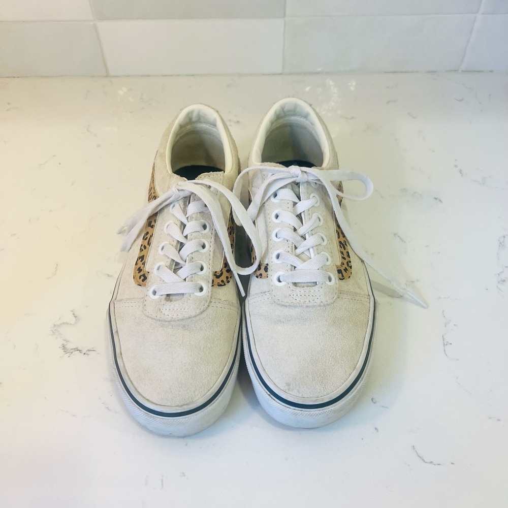 Vans Old Skool Leopard Stripe Sneakers - Picture 2 of 4